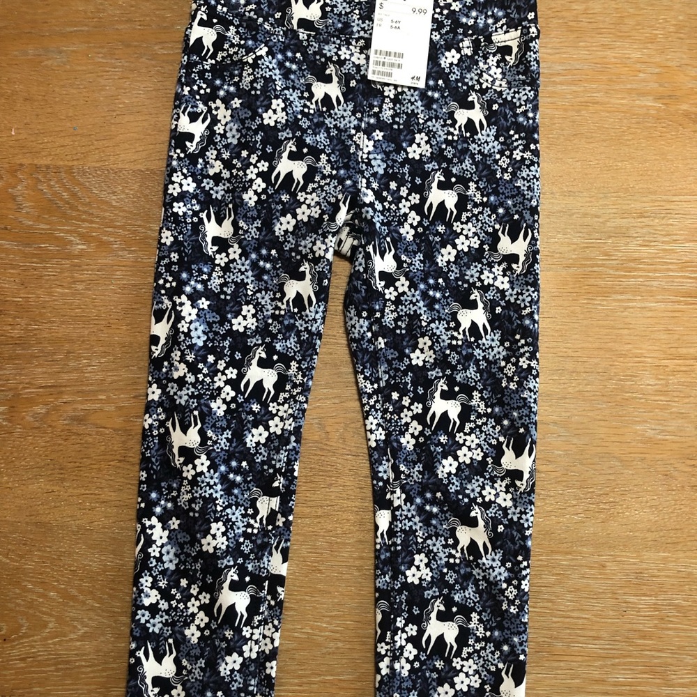 unicorn floral jeans